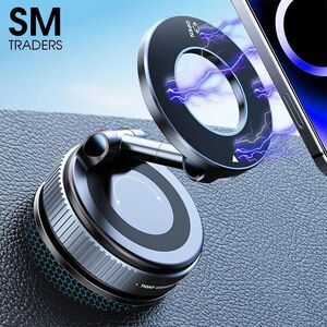 360° Vacuum Magnetic Car Phone Holder Suction Cup Foldable Adjustable Mount